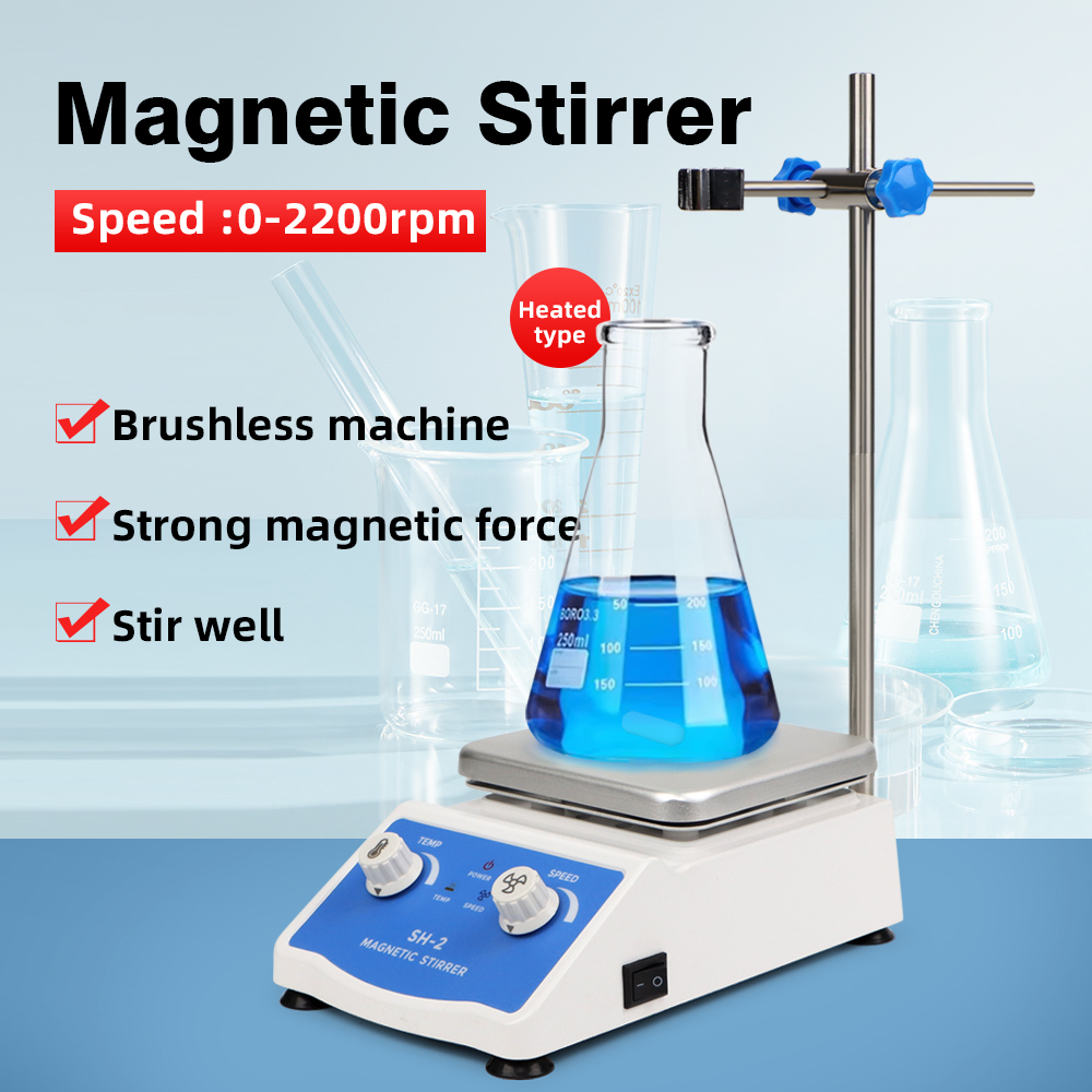 Magnetic Stirrer Hotplate - SH-2 가열 마그네틱 교반기, 2000ml 혼합