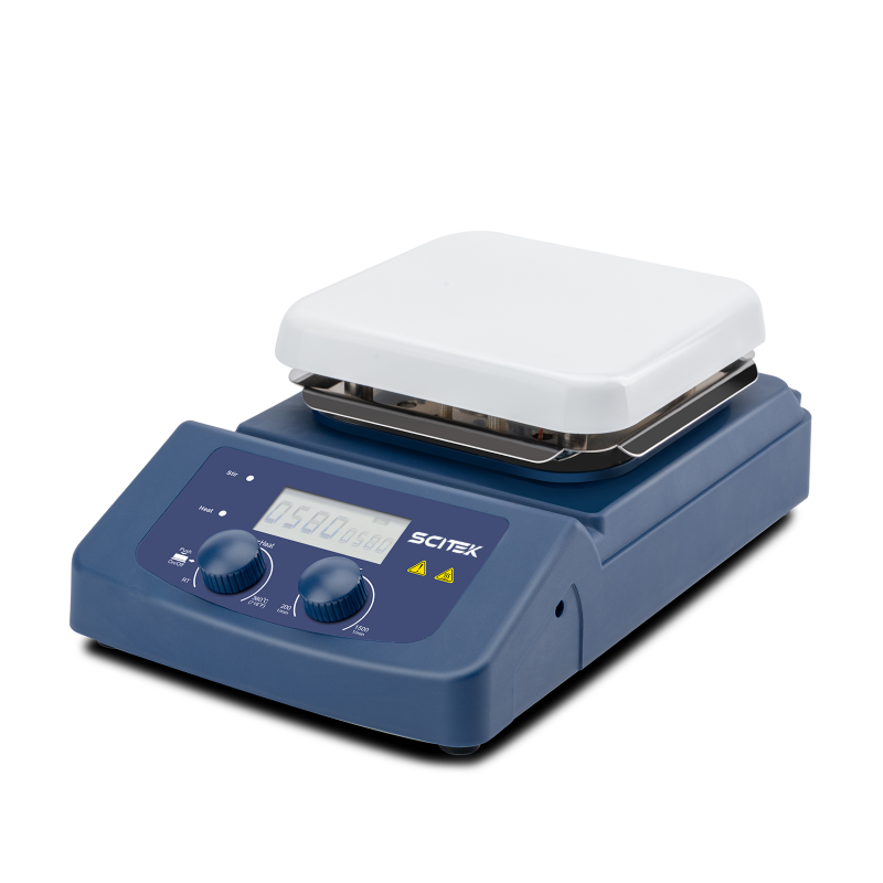 Magnetic Stirrer Hotplate - 380 ° 고해상도 LCD 디스플레이와 브러시리스