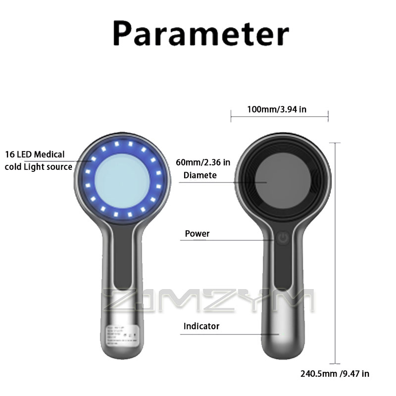 우드스 램프 휴대용 피부 감지기 자외선 피부 분석기 충 - Medical Lab Equipments 리뷰 및 가격