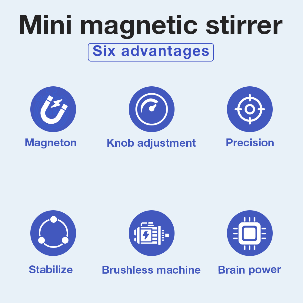 마그네틱 교반기 미니 실험실 교반 믹서 실험실 EU 플 - Magnetic Stirrer Hotplate 리뷰 및 가격