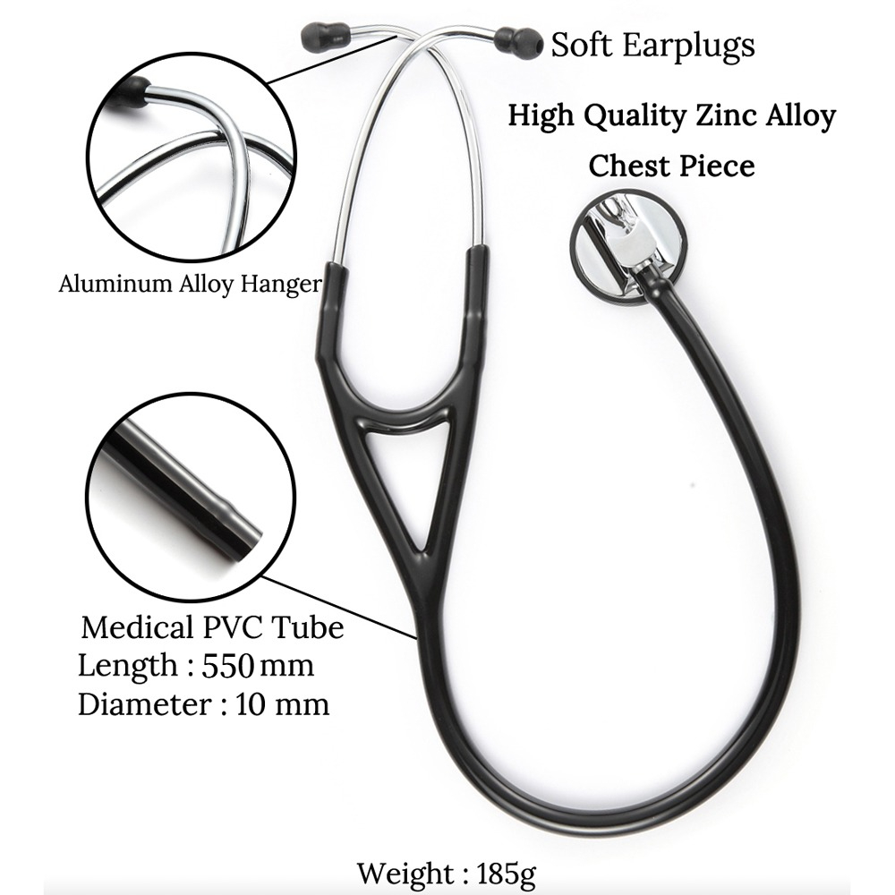 전문 심장 폐 심장학 청진기 의료 단일 헤드 의사 청진 - Medical Lab Equipments 리뷰 및 가격