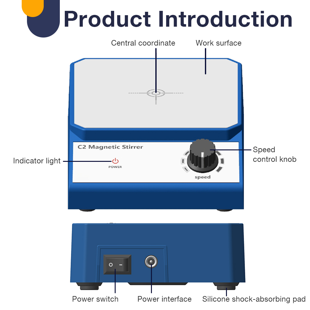 2025 신형 C2 2L 자기 교반 믹서 (교반봉 포함 - Magnetic Stirrer Hotplate 리뷰 및 가격