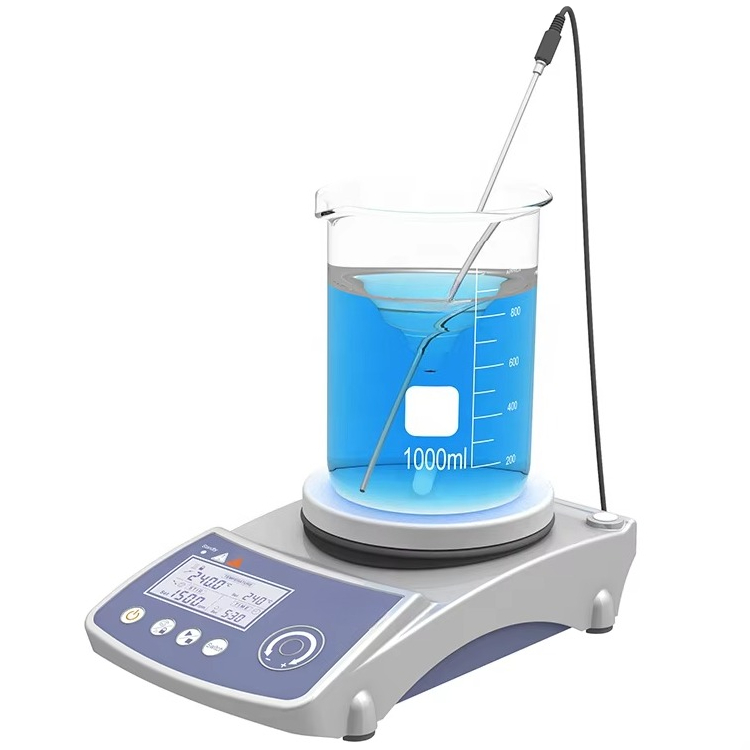 중국 공장 LED 디스플레이가 있는 핫플레이트 실험실용 - Magnetic Stirrer Hotplate 리뷰 및 가격
