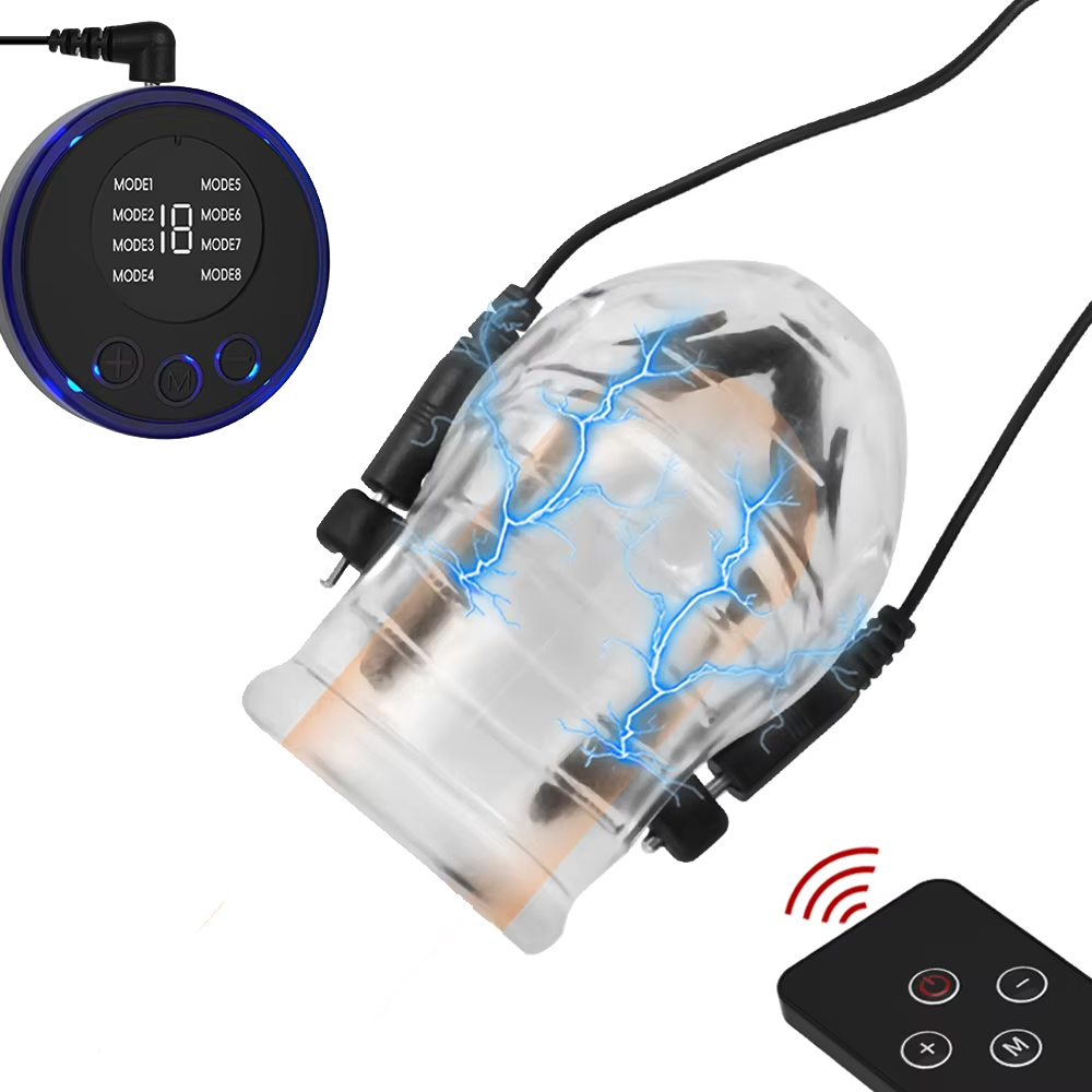 충격 전기 귀두 캡 진동기, 플레이어용 페니스 케이지, - Medical Lab Equipments 리뷰 및 가격
